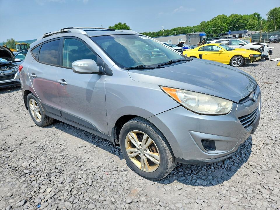 2012 Hyundai Tucson VIN KM8JUCAC4CU520682 COPART salvage auction — FRONT END, PA - CERT OF TITLE, sold $500 on 2026-07-22 (photo 4)
