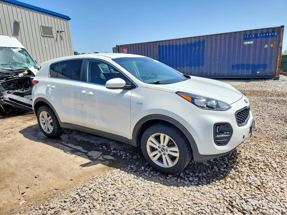2019 Kia Sportage VIN KNDPMCAC6K7592530 COPART salvage auction — SIDE, Wi - Junked Vehicle Bill Of Sale, sold $2,250 on 2026-07-13 (photo 4)