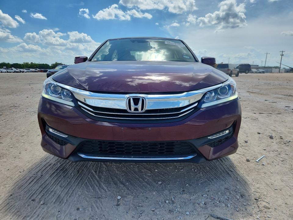 2017 Honda Accord VIN JHMCR6F54HC020561 COPART salvage auction — REAR END, Tx - Salvage Vehicle Title, sold $700 on 2026-07-16 (photo 5)