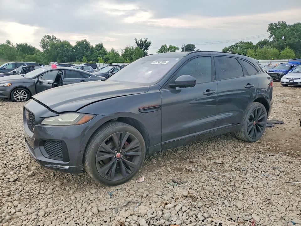 2017 Jaguar F-Pace VIN SADCM2BV6HA498253 COPART salvage auction — MINOR DENT/SCRATCHES, Mi - Certificate Of Title, sold $4,000 on 2026-09-23 (photo 1)