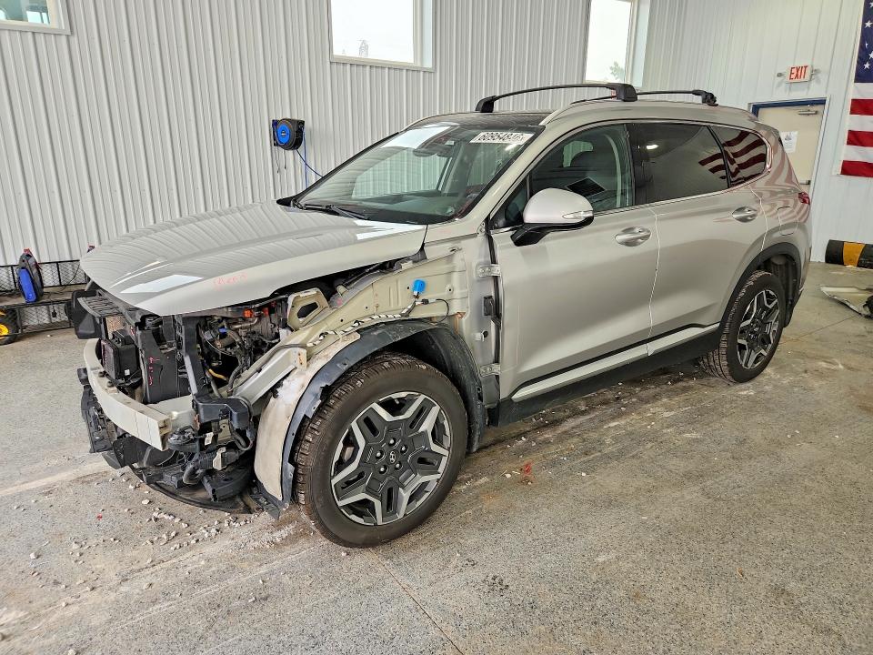 2022 Hyundai Santa fe VIN KM8S3DA15NU027401 COPART salvage auction — FRONT END, OH - CERT OF TITLE-SALVAGE, sold $375 on 2026-07-24 (photo 1)