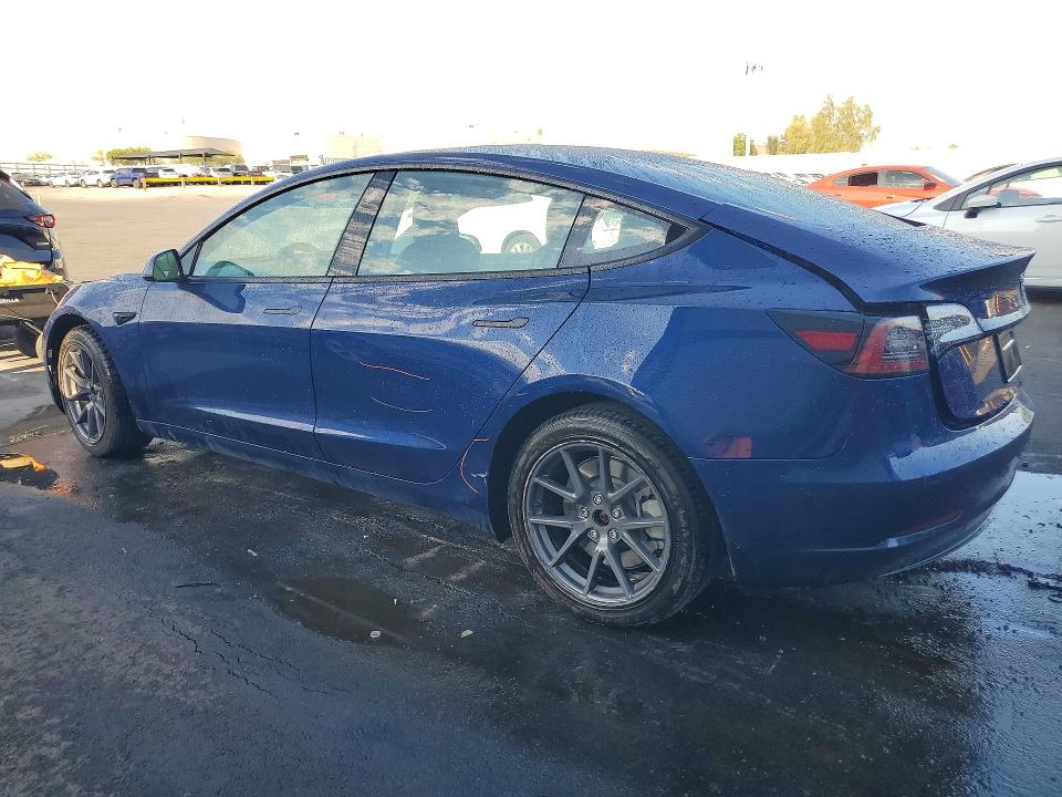2022 Tesla Model 3 VIN 5YJ3E1EA6NF288475 COPART salvage auction — REAR END, NV - CERTIFICATE OF TITLE, sold $7,200 on 2026-08-03 (photo 2)
