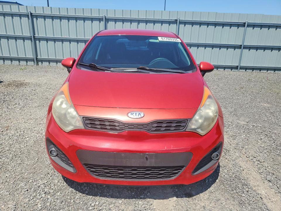 2012 Kia Rio VIN KNADM5A35C6735521 COPART salvage auction — PARTIAL REPAIR, ON - PERMIT NO BRAND - UNFIT, sold $225 on 2026-07-28 (photo 5)