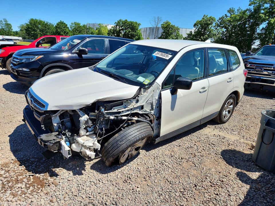 2017 Subaru Forester VIN JF2SJAAC4HH503341 COPART salvage auction — FRONT END, Ny - Mv-907A Salvage Certificate, sold $425 on 2026-07-13 (photo 1)