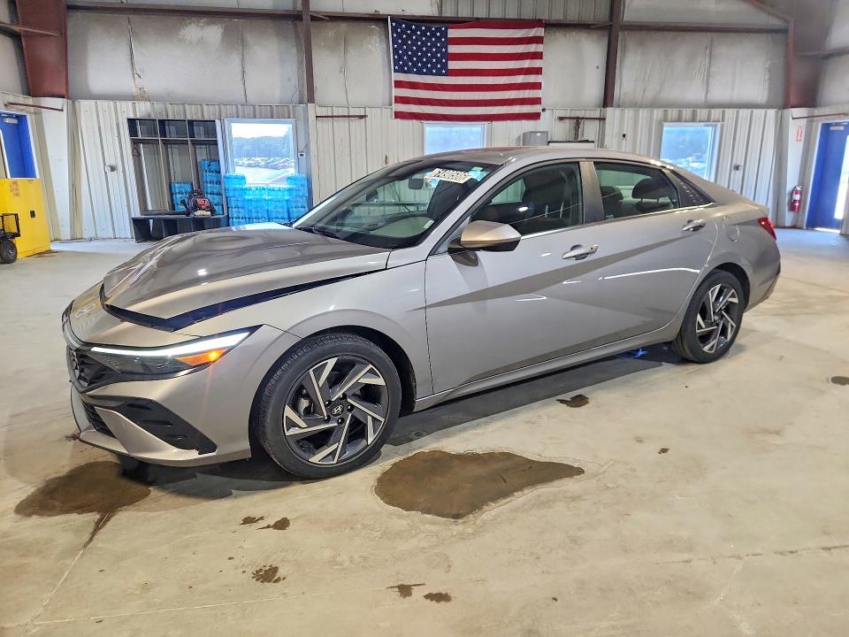 2025 Hyundai Elantra VIN KMHLS4DG7SU984681 COPART salvage auction — FRONT END, MA - CERTIFICATE OF TITLE, sold $375 on 2026-07-22 (photo 1)