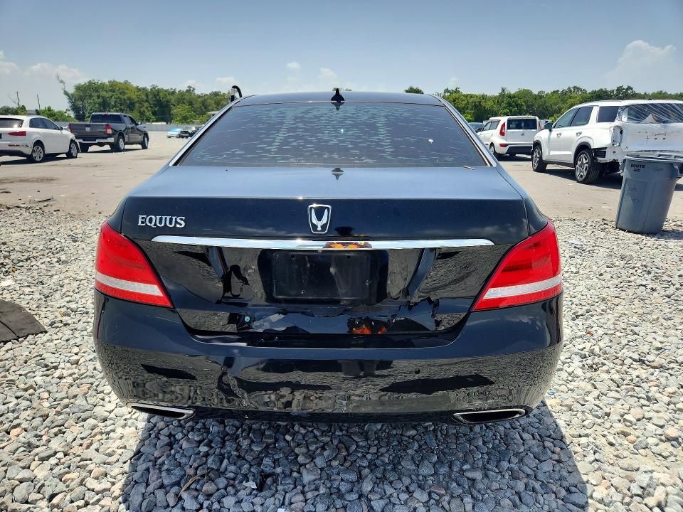 2014 Hyundai Equus VIN KMHGH4JH4EU074231 COPART salvage auction — REAR END, FL - CERT OF TITLE SLVG REBUILDABLE, sold $1,200 on 2026-07-20 (photo 6)