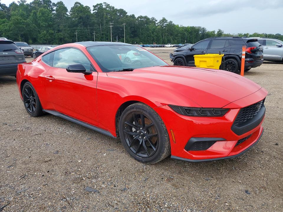 2025 Ford Mustang VIN 1FA6P8TH7S5123327 COPART salvage auction — WATER/FLOOD, La - Cert Of Title-Salvage Flood, sold $14,100 on 2026-07-31 (photo 4)
