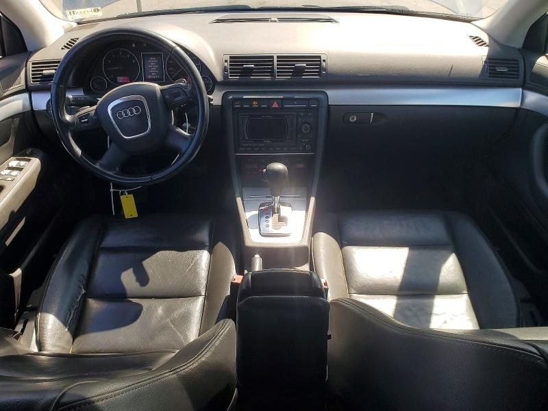 2008 Audi A4 VIN WAUAF78E58A120925 COPART salvage auction — FRONT END, CA - SALVAGE CERTIFICATE, sold $500 on 2026-07-14 (photo 8)