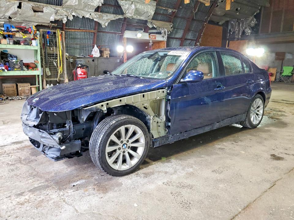2011 BMW 3 series VIN WBAPK5C58BF125838 COPART salvage auction — FRONT END, Ny - Mv-907A Salvage Certificate, sold $775 on 2026-07-22 (photo 1)
