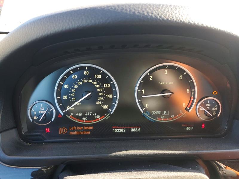 2014 BMW 5er VIN WBAFV3C51ED684820 COPART salvage auction — FRONT END, CA - SALVAGE CERTIFICATE, sold $4,150 on 2026-07-23 (photo 9)