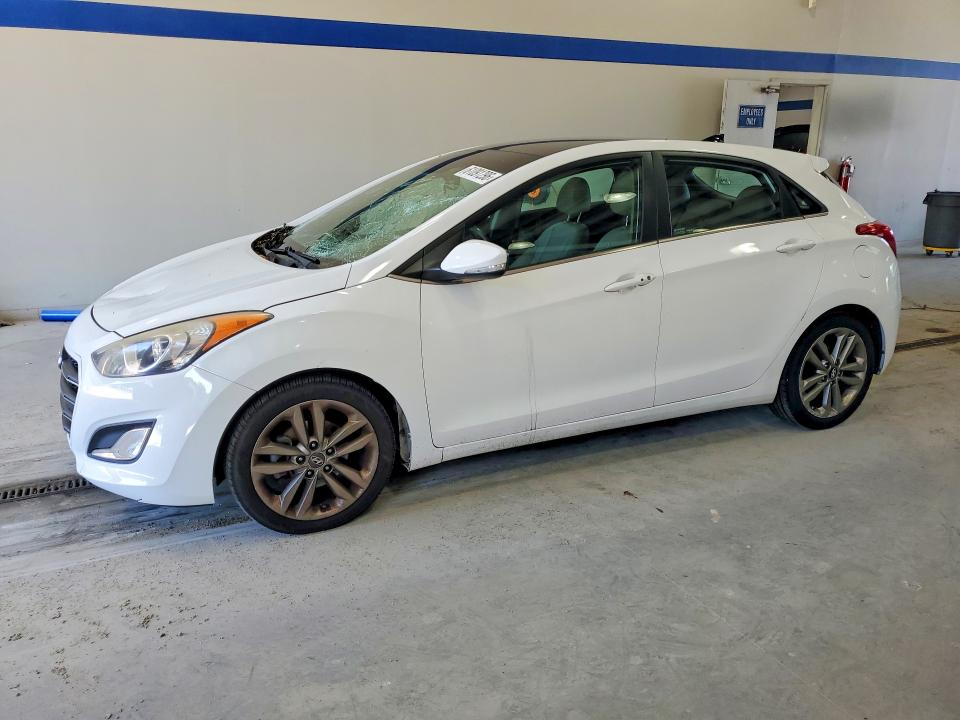 2016 Hyundai Elantra VIN KMHD35LH1GU316156 COPART salvage auction — FRONT END, Va - Cert Of Title - Salvage, sold $2,600 on 2026-07-31 (photo 1)