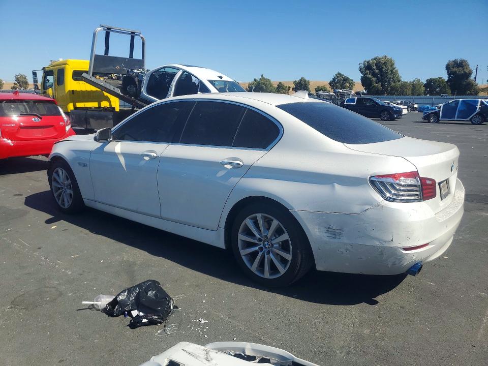 2016 BMW 5er VIN WBA5B1C52GG131765 COPART salvage auction — FRONT END, Ca - Salvage Certificate, sold $1,600 on 2026-07-22 (photo 2)