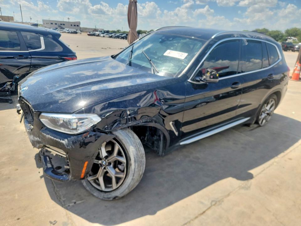 2021 BMW X3 VIN 5UXTY3C01M9H69774 COPART salvage auction — FRONT END, Tx - Certificate Of Title, sold $3,550 on 2026-07-20 (photo 1)