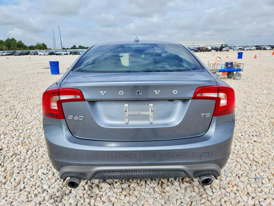 2017 Volvo S60 VIN YV126MFL8H2438906 COPART salvage auction — REAR END, Tx - Salvage Vehicle Title, sold $2,400 on 2026-08-27 (photo 6)