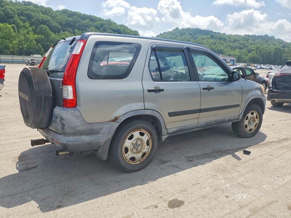 2006 Honda Cr-v VIN JHLRD78586C029261 COPART salvage auction — MINOR DENT/SCRATCHES, Wv - Certificate Of Title, sold $800 on 2026-07-09 (photo 3)