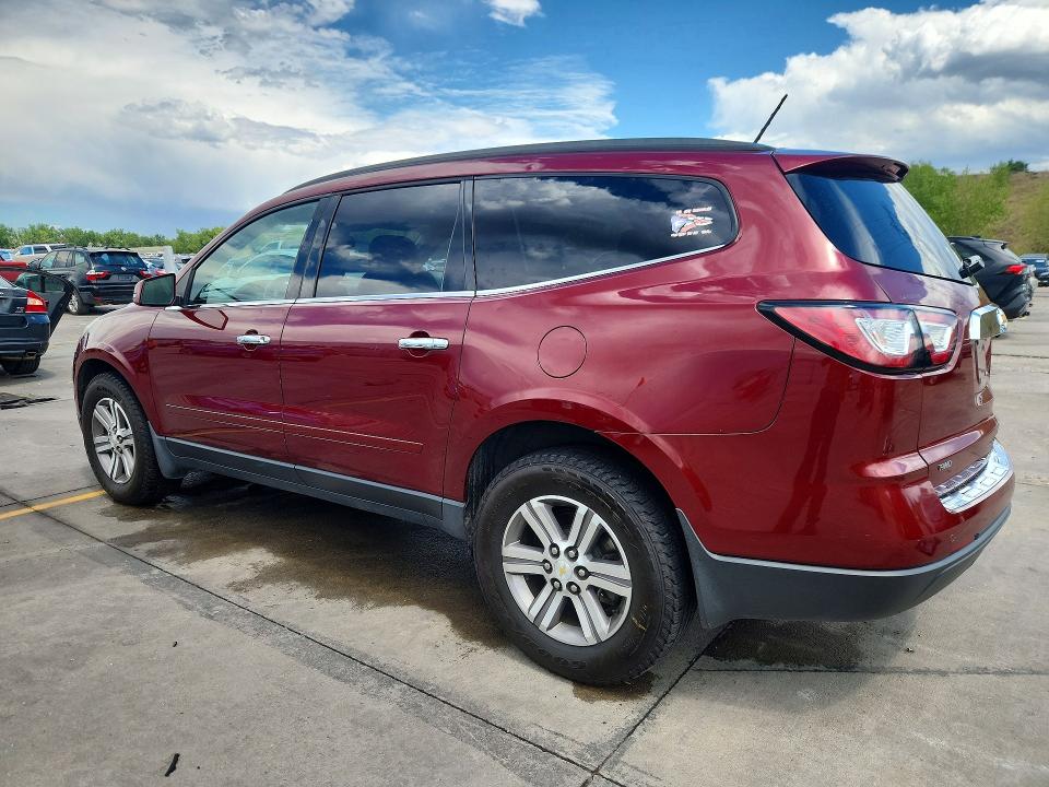 2015 Chevrolet Traverse VIN 1GNKVHKDXFJ333115 COPART salvage auction — HAIL, Co - Certificate Of Title, sold $500 on 2026-07-22 (photo 2)