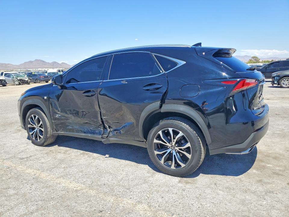 2017 Lexus Nx VIN JTJBARBZ2H2133796 COPART salvage auction — SIDE, Nv - Salvage Title, sold $8,700 on 2026-08-27 (photo 2)