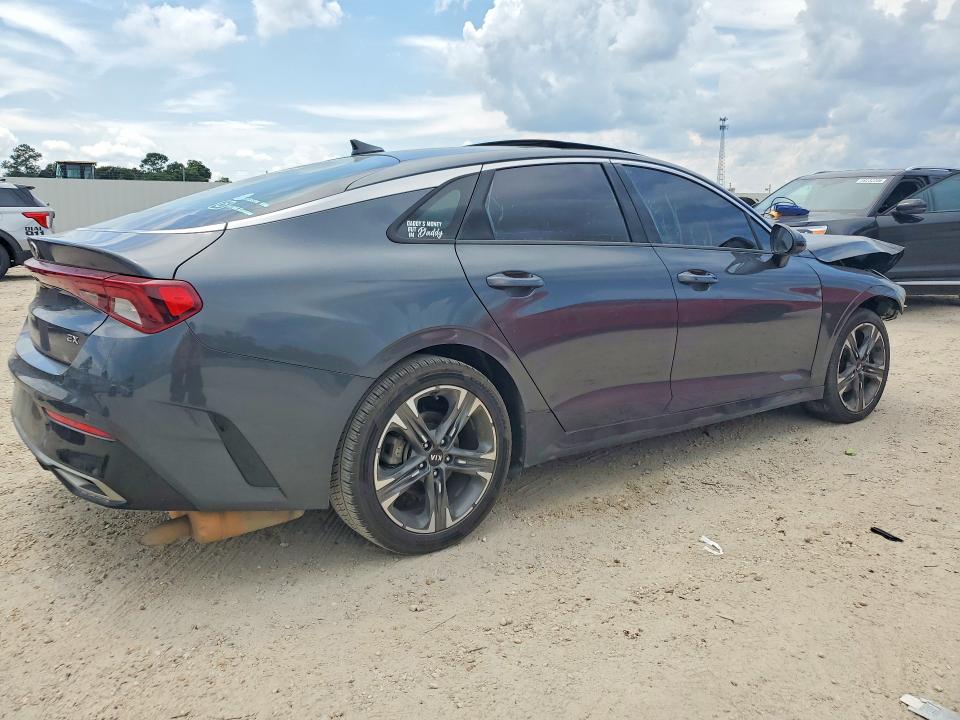 2021 Kia K5 VIN 5XXG34J2XMG012674 COPART salvage auction — FRONT END, Fl - Certificate Of Title, sold $1,050 on 2026-07-16 (photo 3)