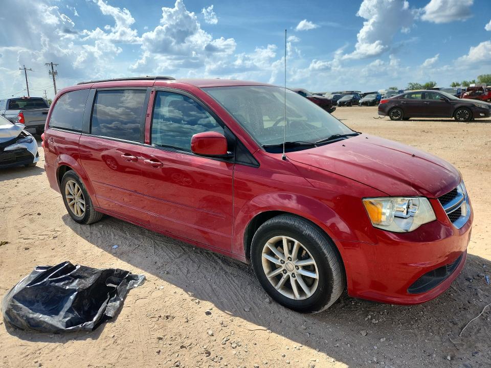 2014 Dodge Caravan VIN 2C4RDGCG2ER250818 COPART salvage auction — MINOR DENT/SCRATCHES, Tx - Certificate Of Title, sold $375 on 2026-07-23 (photo 4)