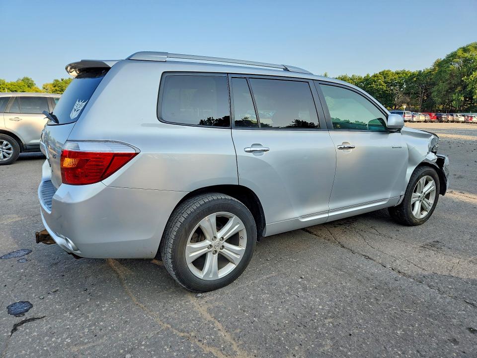 2009 Toyota Highlander VIN JTEES42A392122135 COPART salvage auction — FRONT END, Mn - Cert Of Title-Salvage, sold $250 on 2026-07-28 (photo 3)