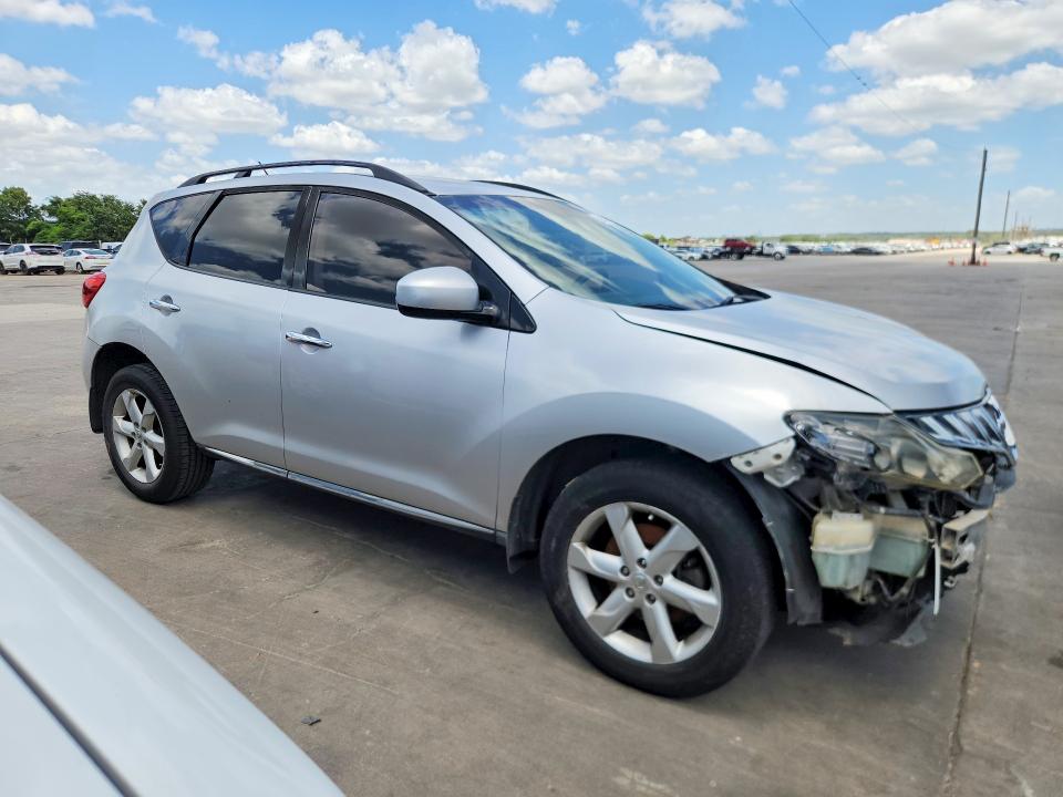 2009 Nissan Murano VIN JN8AZ18W49W101209 COPART salvage auction — FRONT END, TX - SALVAGE VEHICLE TITLE (P), sold $150 on 2026-07-27 (photo 4)