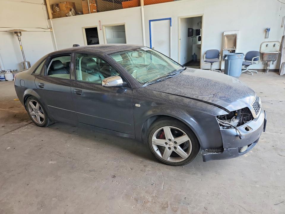 2004 Audi A4 VIN WAULC68E54A107999 COPART salvage auction — FRONT END, Tx - Salvage Vehicle Title, sold $125 on 2026-07-31 (photo 4)