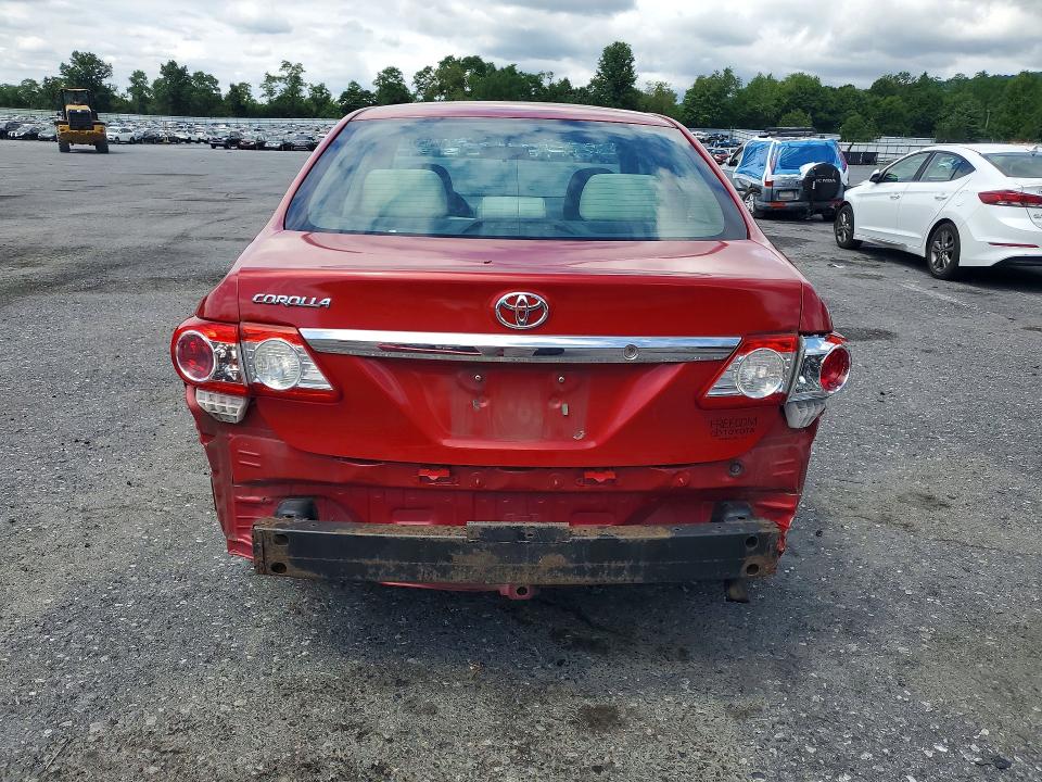 2013 Toyota Corolla VIN 5YFBU4EE2DP192008 COPART salvage auction — FRONT END, PA - CERTIFICATE OF SALVAGE, sold $2,500 on 2026-07-14 (photo 6)