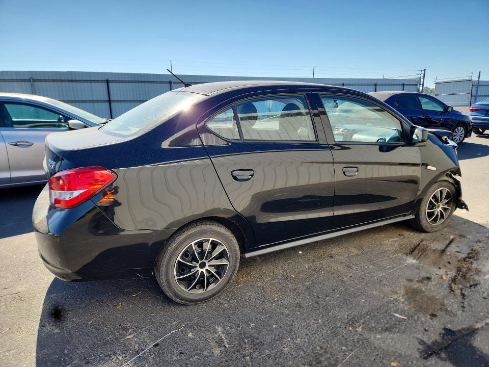 2019 Mitsubishi Mirage VIN ML32F3FJXKHF16207 COPART salvage auction — FRONT END, CA - SALVAGE CERTIFICATE, sold $850 on 2026-07-27 (photo 3)