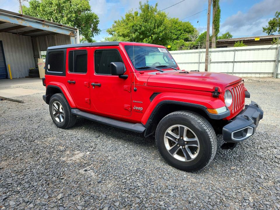 2019 Jeep Wrangler unlimited VIN 1C4HJXEN8KW511307 COPART salvage auction — MINOR DENT/SCRATCHES, TX - CERTIFICATE OF TITLE, sold $14,600 on 2026-07-28 (photo 4)