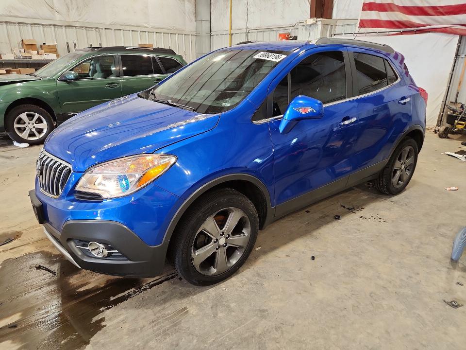 2013 Buick Encore VIN KL4CJBSBXDB132143 COPART salvage auction — WATER/FLOOD, WI - CERT OF TITLE-FLOOD DAMAGED, sold $950 on 2026-07-22 (photo 1)