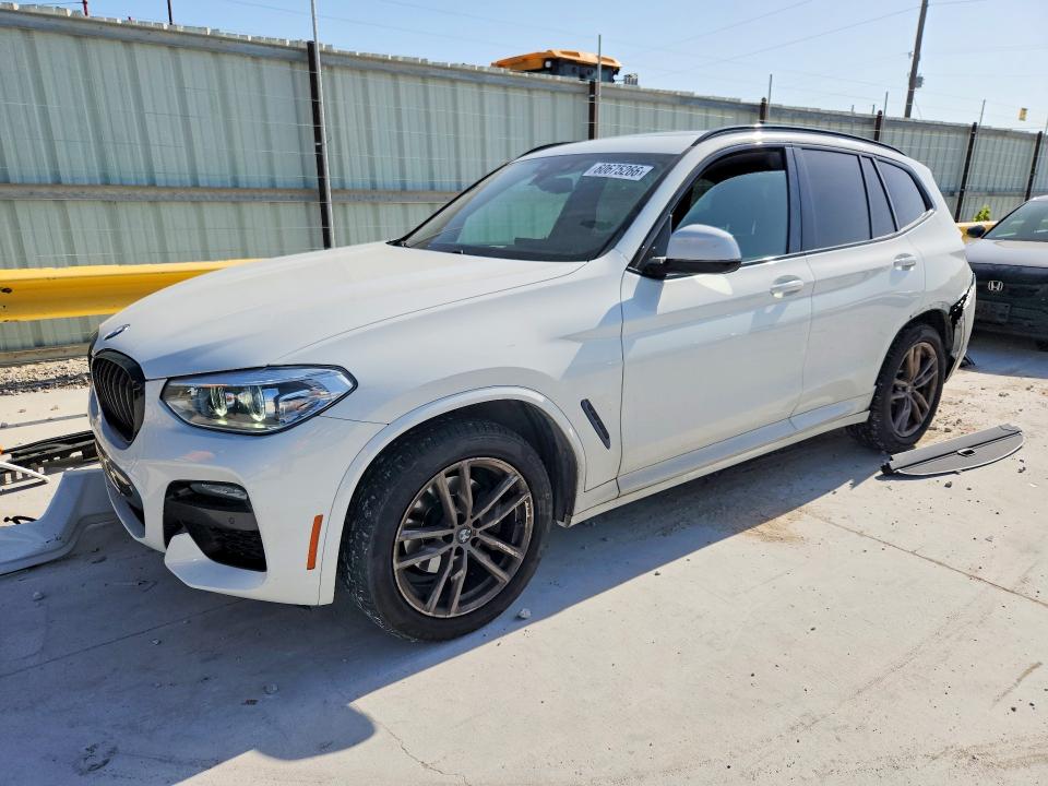 2021 BMW X3 VIN 5UXTY3C03M9H57707 — COPART salvage auction photo