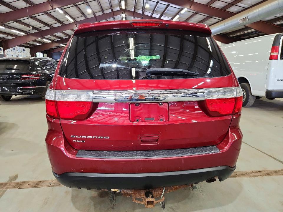 2013 Dodge Durango VIN 1C4RDJAG7DC575181 COPART salvage auction — MINOR DENT/SCRATCHES, Wv - Certificate Of Title (P), sold $2,050 on 2026-08-14 (photo 6)