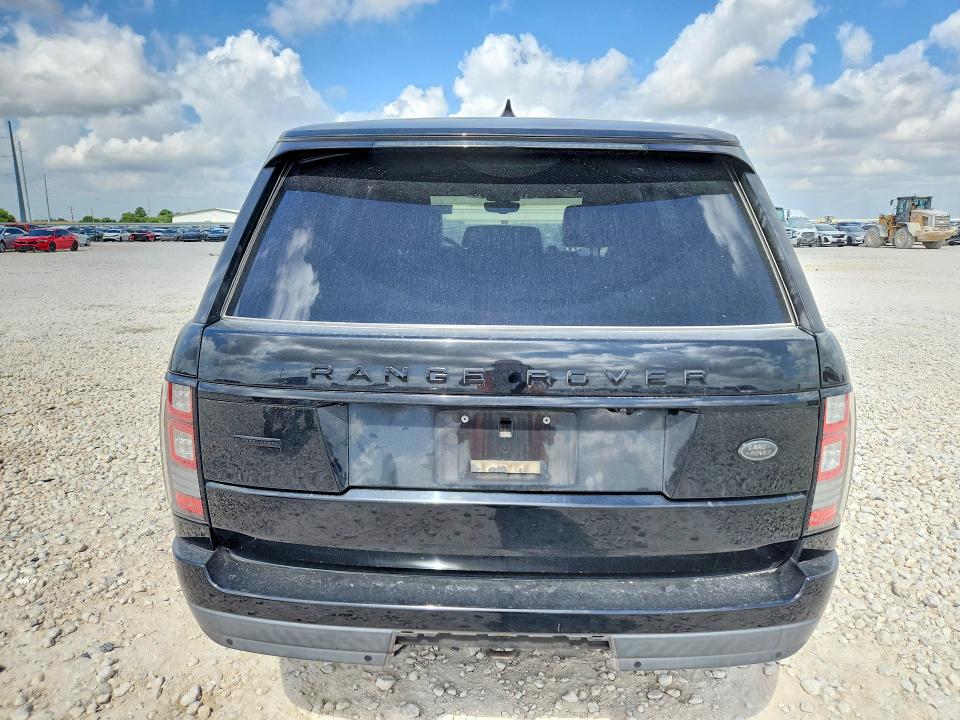 2017 Land rover RANGE ROVER VIN SALGS2FE6HA362940 COPART salvage auction — WATER/FLOOD, Tx - Salvage Title-Flood Damage, sold $1,100 on 2026-07-23 (photo 6)