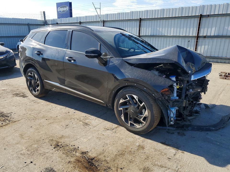 2023 Kia Sportage VIN 5XYK53AF9PG030052 COPART salvage auction — FRONT END, Ca - Salvage Certificate, sold $2,600 on 2026-07-31 (photo 4)
