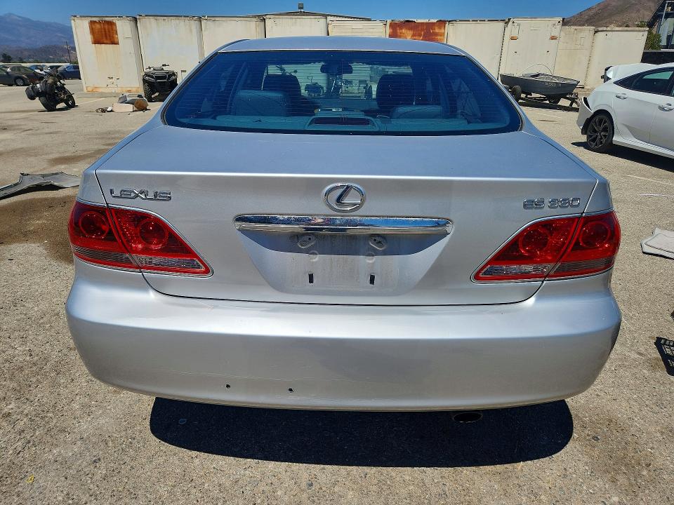 2005 Lexus ES VIN JTHBA30G055136710 COPART salvage auction — FRONT END, Ca - Dis/Dlr/Exp Only Clean Title, sold $350 on 2026-07-28 (photo 6)
