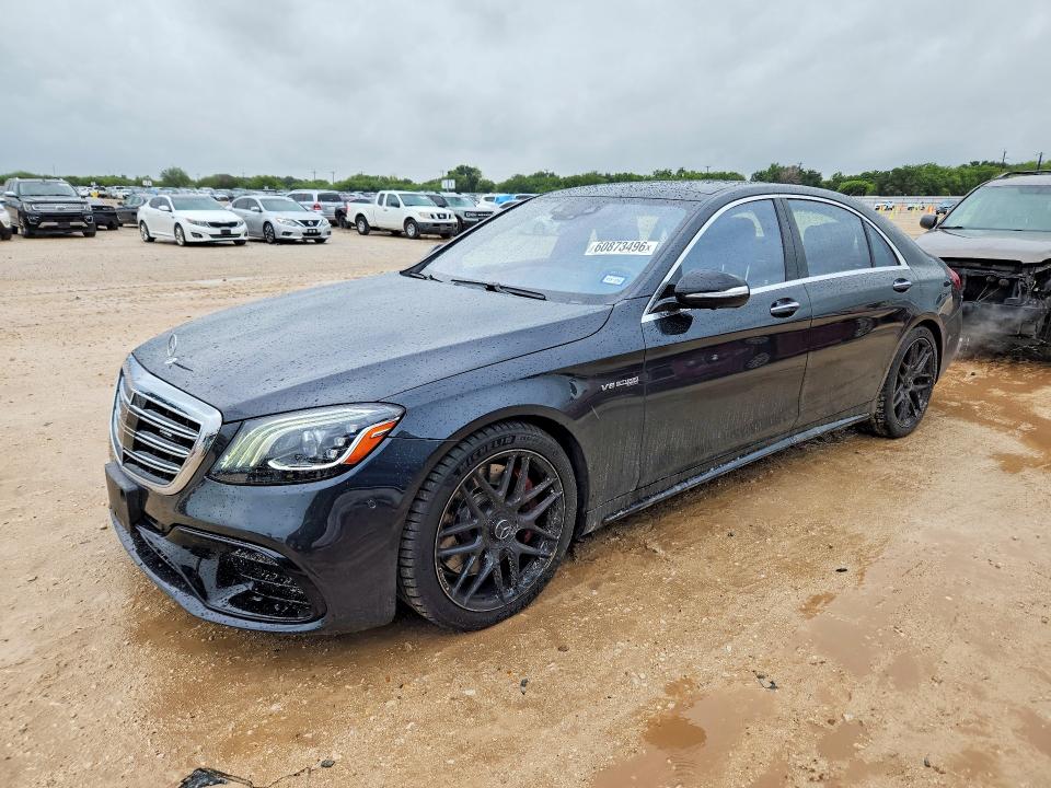 2020 Mercedes-benz S-klasse amg VIN WDDUG8JB1LA514312 COPART salvage auction — MECHANICAL, Tx - Salvage Vehicle Title, sold $17,600 on 2026-07-30 (photo 1)