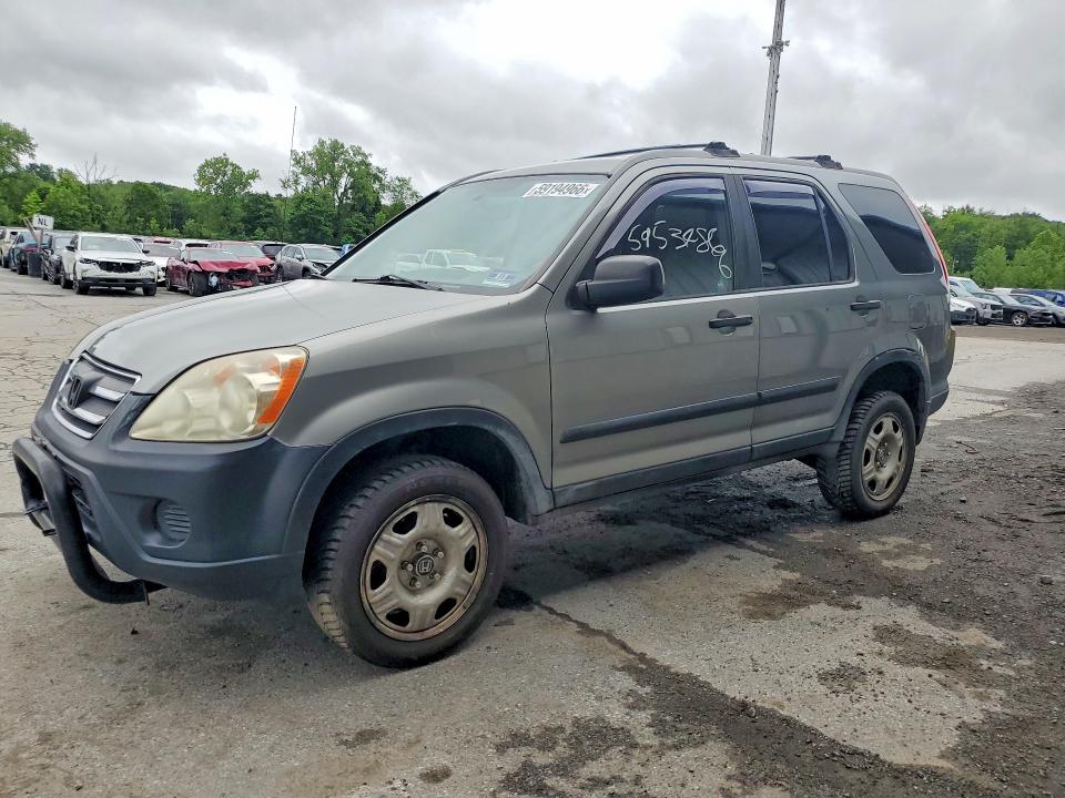 2006 Honda Cr-v VIN JHLRD78566C038251 COPART salvage auction — SIDE, NY - MV-907A SALVAGE CERTIFICATE, sold $325 on 2026-07-16 (photo 1)