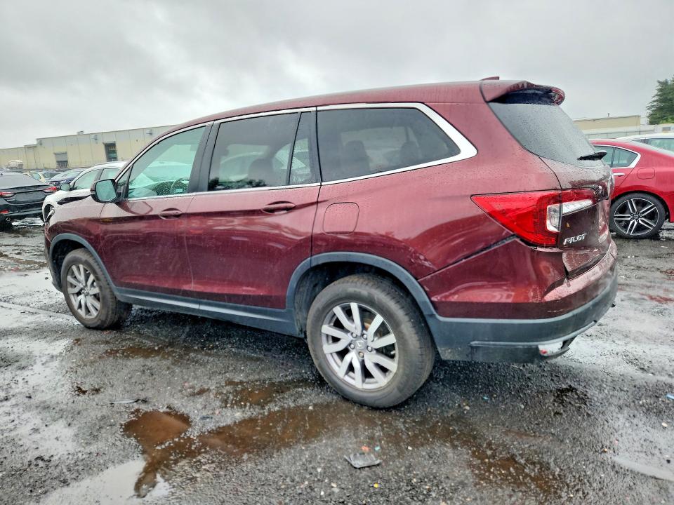2021 Honda Pilot VIN 5FNYF6H59MB017374 COPART salvage auction — FRONT END, CT - CERT OF TITLE-SALVAGE, sold $8,400 on 2026-07-24 (photo 2)