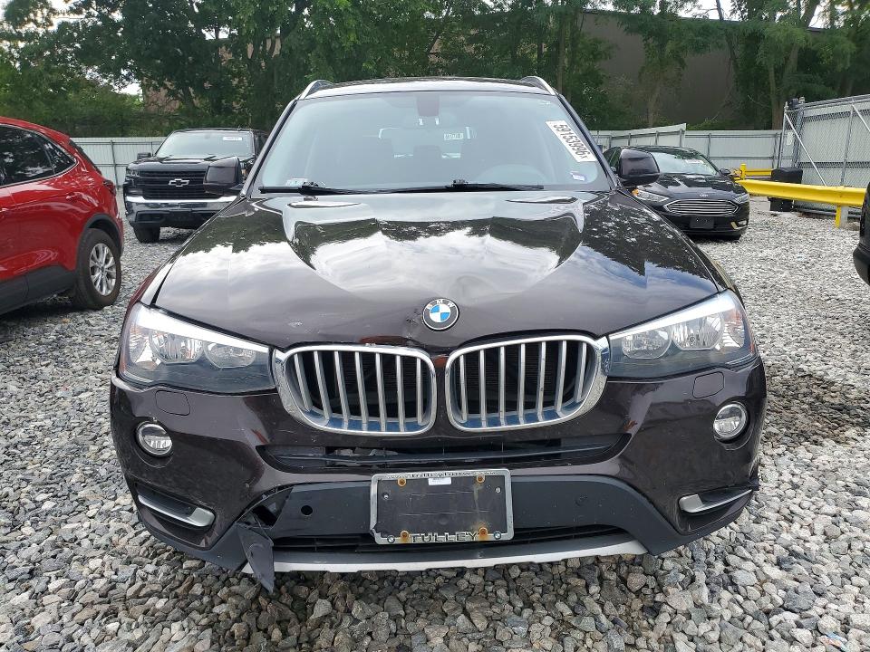2016 BMW X3 VIN 5UXWX9C50G0D86240 COPART salvage auction — FRONT END, Ma - Cert Of Title-Reconstrctd Coll, sold $1,200 on 2026-07-16 (photo 5)