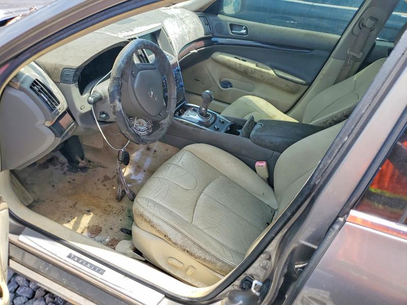 2011 Infiniti G37 VIN JN1CV6AP6BM509926 COPART salvage auction — FRONT END, AL - CERTIFICATE OF TITLE, sold $60 on 2026-07-30 (photo 7)