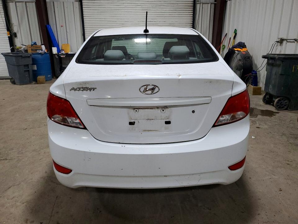 2017 Hyundai Accent VIN KMHCT4AE8HU253931 COPART salvage auction — FRONT END, Pa - Cert Of Title, sold $425 on 2026-07-29 (photo 6)