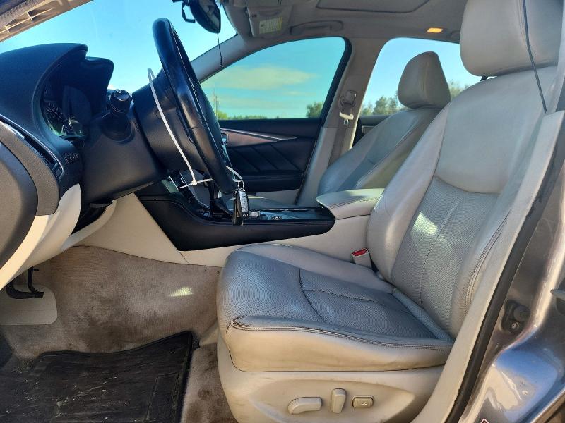2015 Infiniti Q50 VIN JN1BV7AR3FM420467 COPART salvage auction — UNDERCARRIAGE, ON - PERMIT SALVAGE, sold $2,050 on 2026-07-28 (photo 7)