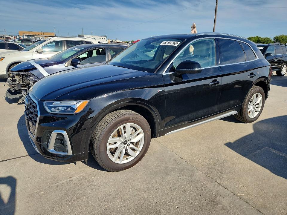 2022 Audi Q5 VIN WA1GAAFY8N2121525 COPART salvage auction — REAR END, Tx - Salvage Vehicle Title, sold $175 on 2026-07-30 (photo 1)