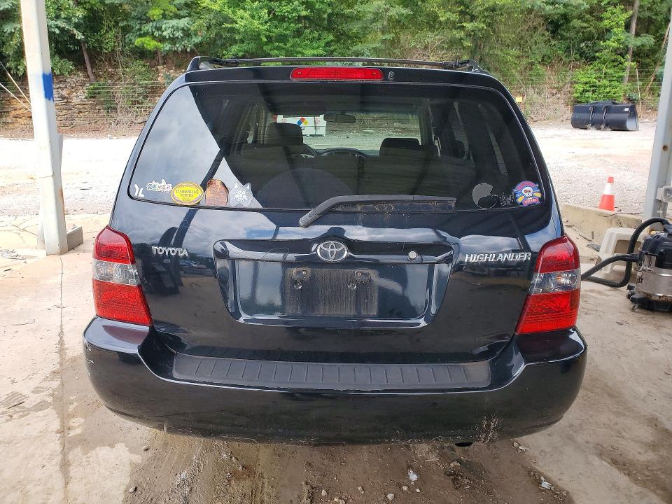 2006 Toyota Highlander VIN JTEGD21A960152739 COPART salvage auction — MECHANICAL, AL - CERTIFICATE OF TITLE, sold $175 on 2026-07-21 (photo 6)