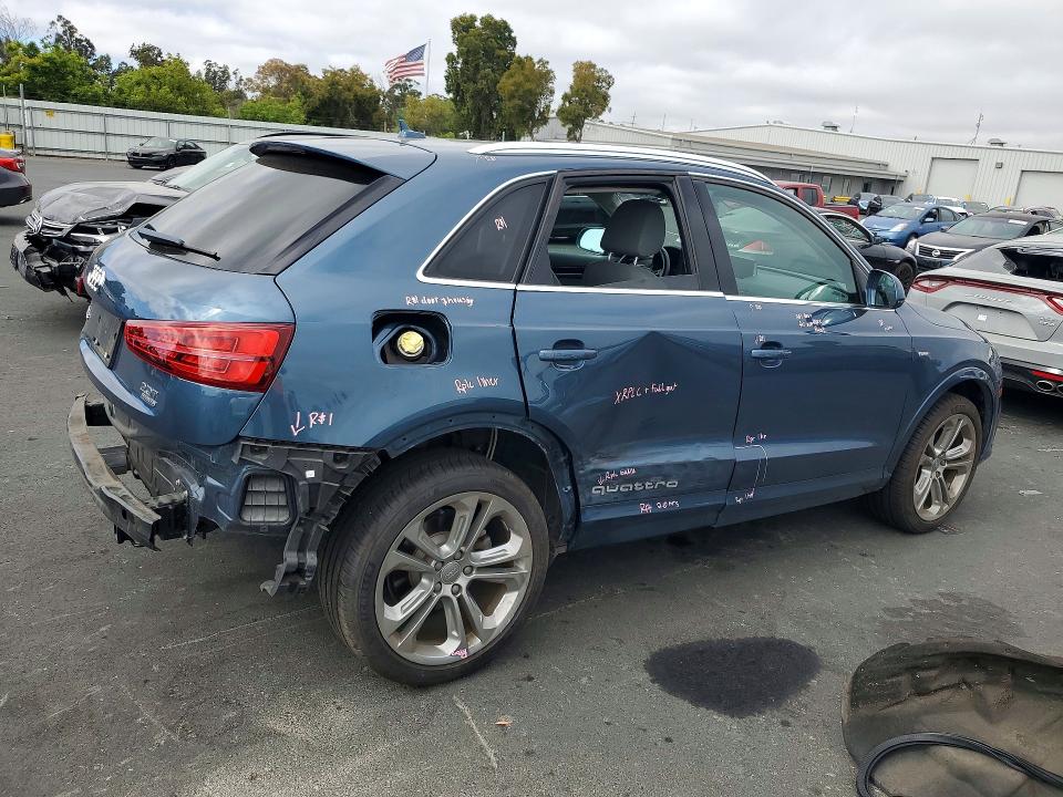 2016 Audi Q3 VIN WA1GFCFS5GR015570 COPART salvage auction — SIDE, Ca - Salvage Certificate, sold $3,750 on 2026-07-13 (photo 3)