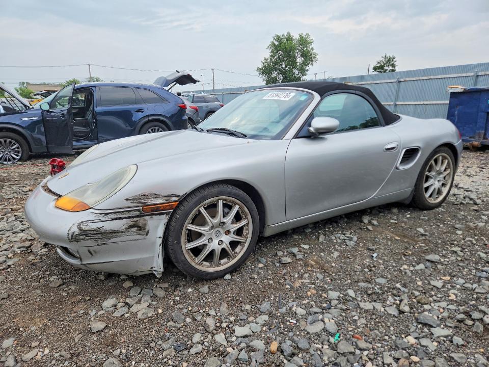 2000 Porsche Boxster VIN WP0CA2981YU625462 COPART salvage auction — FRONT END, Ny - Mv-907A Salvage Certificate, sold $1,000 on 2026-08-03 (photo 1)
