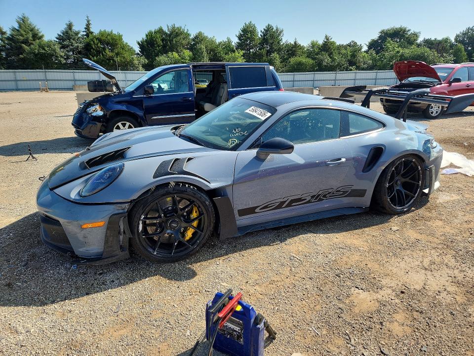 2023 Porsche 911 VIN WP0AF2A93PS278045 COPART salvage auction — SIDE, IL - SALVAGE CERTIFICATE, sold $236,000 on 2026-09-01 (photo 1)
