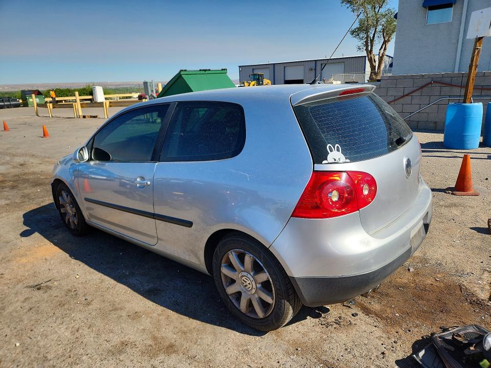 2007 Volkswagen Rabbit VIN WVWAR71K77W200626 COPART salvage auction — MINOR DENT/SCRATCHES, NM - CERT OF TITLE-SALVAGE (P), sold $725 on 2026-07-09 (photo 2)