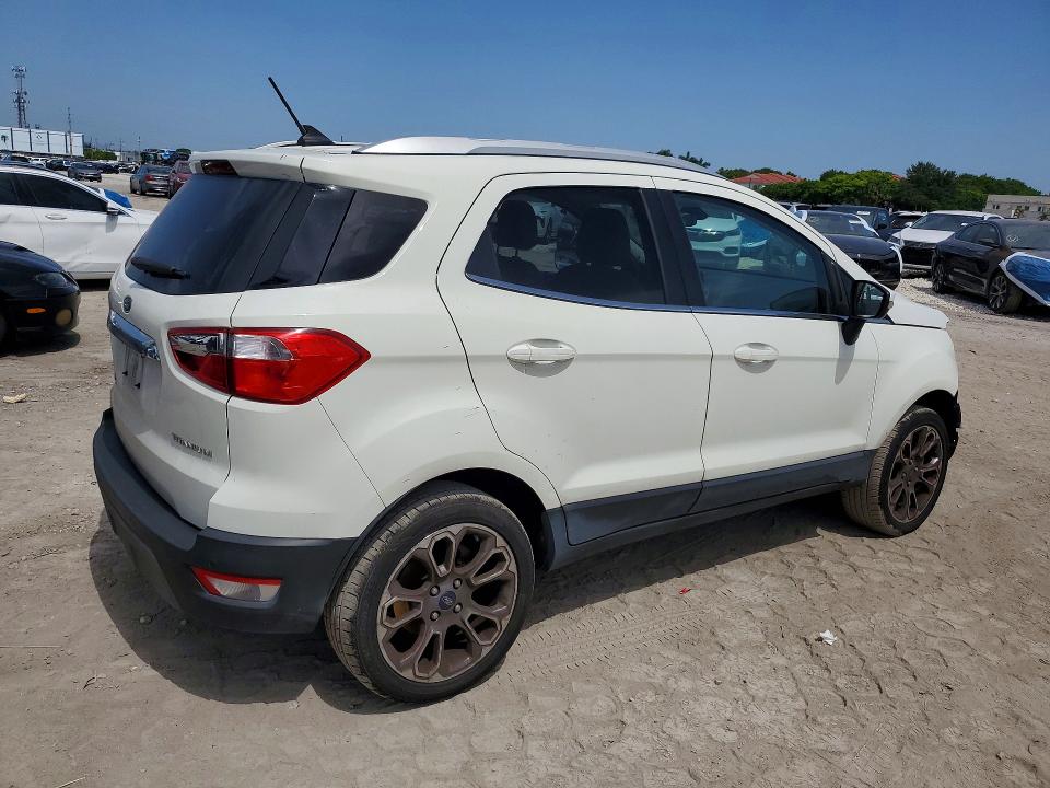 2021 Ford Ecosport VIN MAJ3S2KE5MC404658 COPART salvage auction — FRONT END, Fl - Certificate Of Destruction, sold $975 on 2026-07-24 (photo 3)