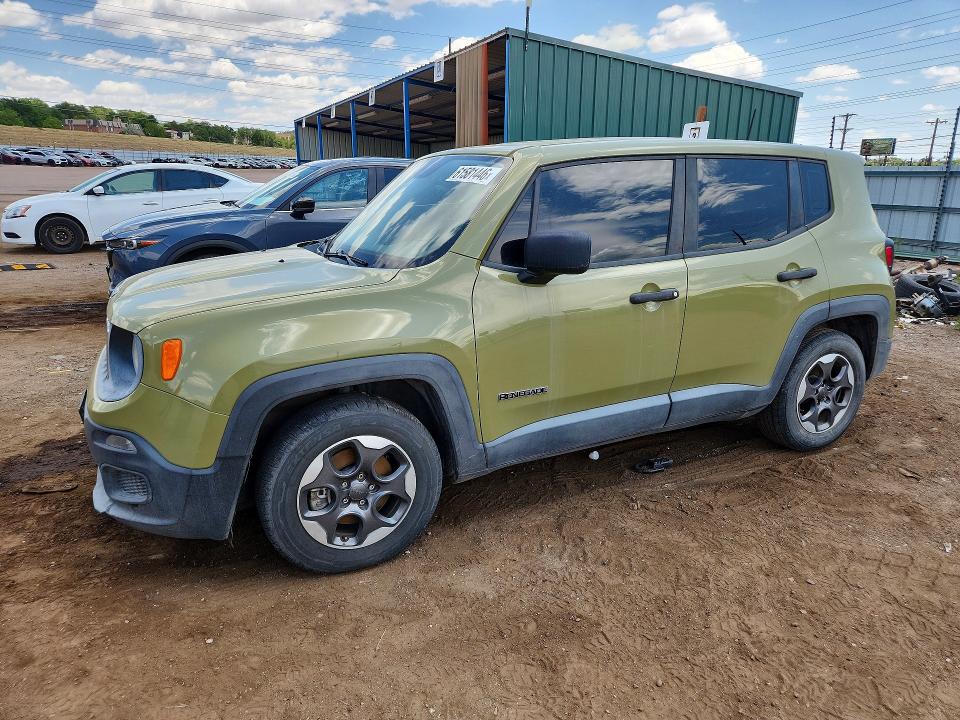2015 Jeep Renegade VIN ZACCJAAH7FPC04303 COPART salvage auction — SIDE, CO - DIS/DLR/EXP ONLY CLEAN TITLE, sold $250 on 2026-07-22 (photo 1)